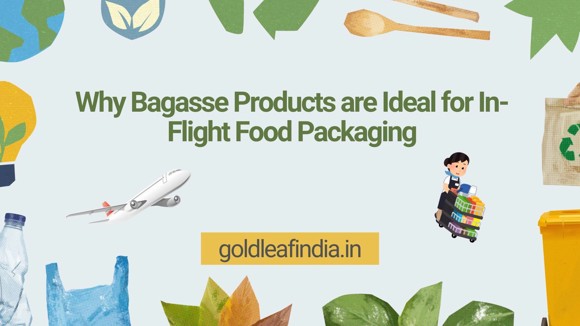 Why Bagasse Products are Ideal for In-Flight Food Packaging